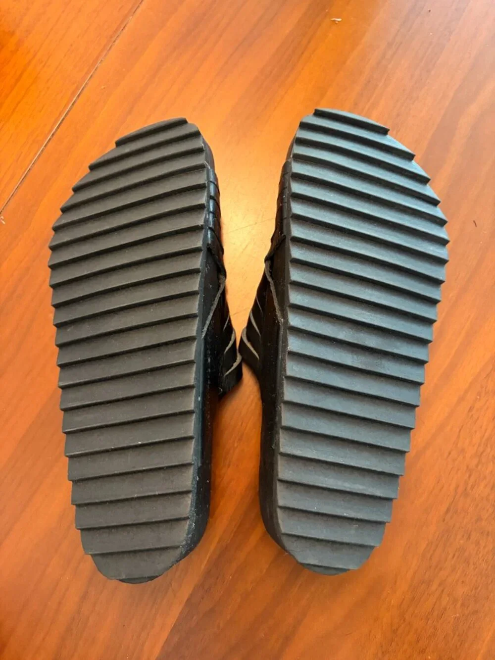 100% Handcrafted Leather Mexican Peregrina Aztecas Sandals - Size 7 (24CM Mex) - Picture 3 of 3